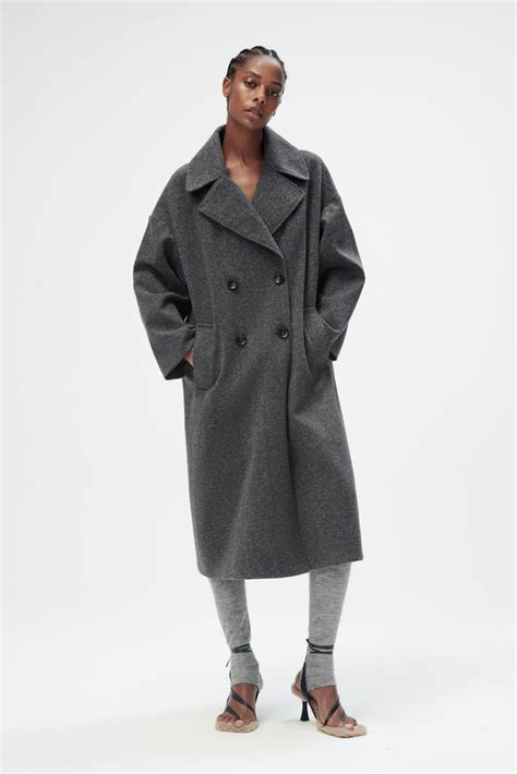 zara oversized coat review.